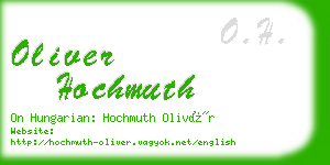 oliver hochmuth business card